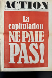 Action n° 16, lundi 24 juin [1968] : La capitulation ne paie pas !