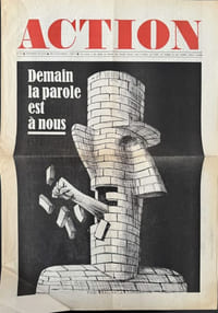 Action n° 19, vendredi 28 juin [1968] : Demain la parole est à nous.