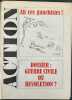 Action n° 21, semaine du 11 au 17 juillet [1968] : Ah ces gauchistes ! Dossier : guerre civile ou révolution ?. ACTION].