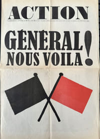 Action n° 24, mercredi 4 septembre [1968] : Général nous voilà !