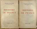 Histoire de France. Tomes 1 et 2.. BAINVILLE (Jacques).