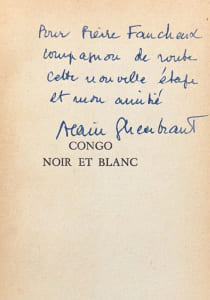 Congo noir et blanc.