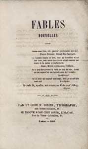 Fables nouvelles.