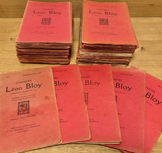 Cahiers Léon Bloy. Du n° 1 (1re année, septembre-octobre 1924) au n° 5-6 (15e année, mai-août 1939) + numéro spécial (mars-avril 1952). Collection complète.