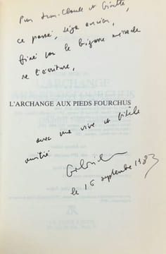 L'archange aux pieds fourchus (Journal 1963-1964).. MATZNEFF (Gabriel).