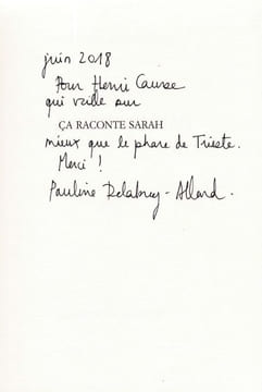 Ça raconte Sarah.. DELABROY-ALLARD (Pauline).