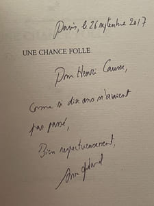 Une chance folle.