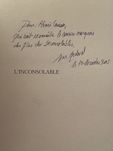L'Inconsolable.