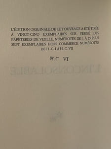 L'Inconsolable.