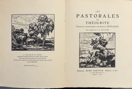 Les pastorales de Théocrite. Traduites intégralement par Gabriel Soulages.