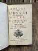 Abrégé de l'essai de Monsieur Locke, sur l'entendement humain, traduit de l'Anglois par J. P. Bosset.. LOCKE (John).