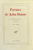 Poèmes de John Donne. Edition bilingue.. DONNE (John).