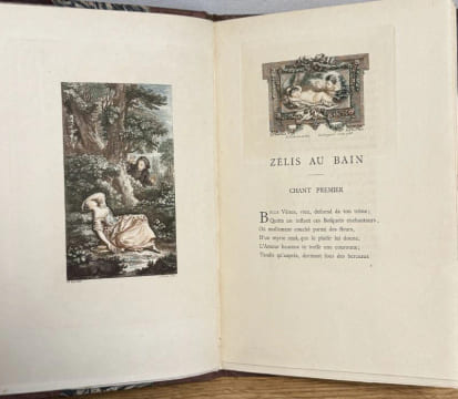 Zélis au bain : poème en quatre chants. Edition ornée de figures par Eisen.. PEZAY (Alexandre Frédéric Jacques Masson, marquis de).