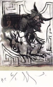 L'Apiculteur et les Indiens. La peinture de Gérard Garouste.