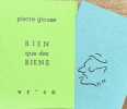 Rien que des riens (extraits).. GIOUSE (Pierre).
