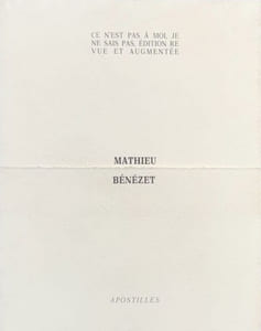 Ce n'est pas à moi, je ne sais pas. Edition revue et augmentée.