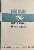 Post Haste : a Manual for Modern Letter Writers.. FOLEY (Mary C.), GENTLES (Ruth G.).