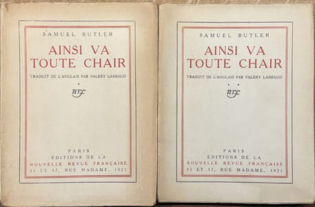 Ainsi va toute chair. Traduit de l'anglais par Valery Larbaud.