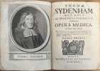 Thomae Sydenham... Opera medica, in Tomos duos divisa. Editio novissima.... SYDENHAM (Thomas).