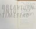 Breathturn into Timestead: The Collected Later Poetry: A Bilingual Edition.. CELAN (Paul).