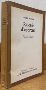 Relevés d'apprenti.