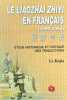 Le Liaozhai Zhiyi en fran&ccedil;ais (1880-2004) : &eacute;tude historique et critique des traductions.. LI JINJIA.