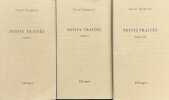 Petits traités. Tomes I, II et III.. QUIGNARD (Pascal).