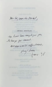 Détails, apostilles (1982-1997). Précédé d'une note du 9 janvier 1979.