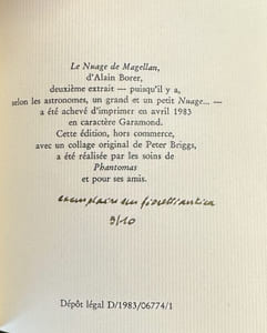 Le Nuage de Magellan. Extrait II.