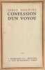 La confession d'un voyou.. ESSENINE (Serge).