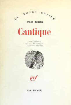 Cantique. Poèmes choisis, préfacés et traduits par Claude Esteban.. GUILLEN (Jorge).
