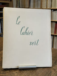 Le Cahier vert.