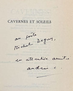 Cavernes et soleils.