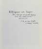 Ellipse et laps : l'oeuvre photographique. Préface d'Hubert Damisch.. ROCHE (Denis).