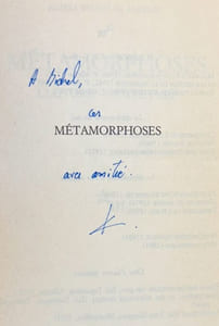 Métamorphoses. Clôture-ouverture.