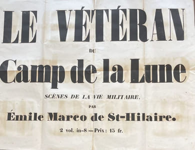 Le vétéran du camp de la lune. Scènes de la vie militaire.