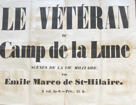 Le vétéran du camp de la lune. Scènes de la vie militaire. . SAINT-HILAIRE (Emile-Marco de).