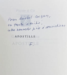 Apostille.