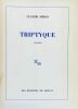 Triptyque. Roman.. SIMON (Claude).