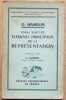 Essai sur les &eacute;l&eacute;ments principaux de la repr&eacute;sentation. R&eacute;f&eacute;rences et notes de A. Darbon.. HAMELIN (Octave).