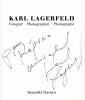 Fotograf - Photographer - Photographe. . LAGERFELD (Karl).