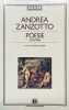 Poesie (1938-1986).. ZANZOTTO (Andrea).