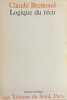 Logique du récit.. BREMOND (Claude).