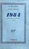 1984. Traduit de l'anglais par Amélie Audiberti.. ORWELL (George).