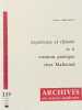 Expérience et théorie de la création poétique chez Mallarmé.. MALLARME]. ABASTADO (Claude).