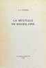La Mystique de Baudelaire.. BAUDELAIRE]. POMMIER (Jean).