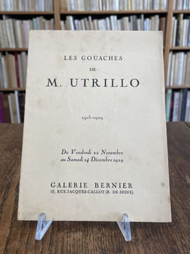 Réunion de 7 catalogues consacrés à Maurice Utrillo. . UTRILLO (Maurice).