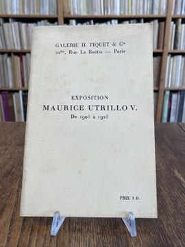 Réunion de 7 catalogues consacrés à Maurice Utrillo. . UTRILLO (Maurice).