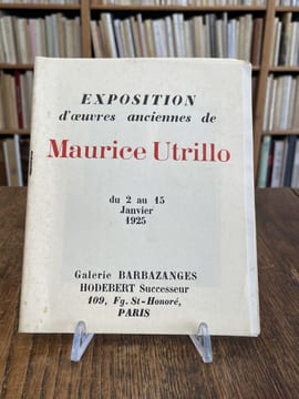 Réunion de 7 catalogues consacrés à Maurice Utrillo. . UTRILLO (Maurice).