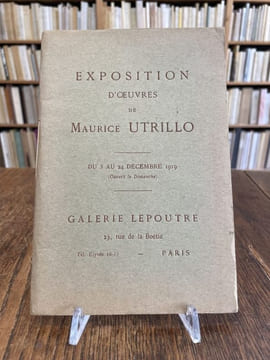 Réunion de 7 catalogues consacrés à Maurice Utrillo. . UTRILLO (Maurice).